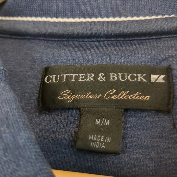 Cutter&Buck Signature Polo Mens Large Short Sleeve Preppy Golf Egyptian Cotton - Picture 4 of 10